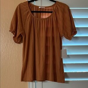 LC Lauren Conrad Terracotta Blouse